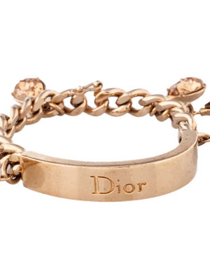 Christian Dior Runway Vintage ID Gem Bracelet
