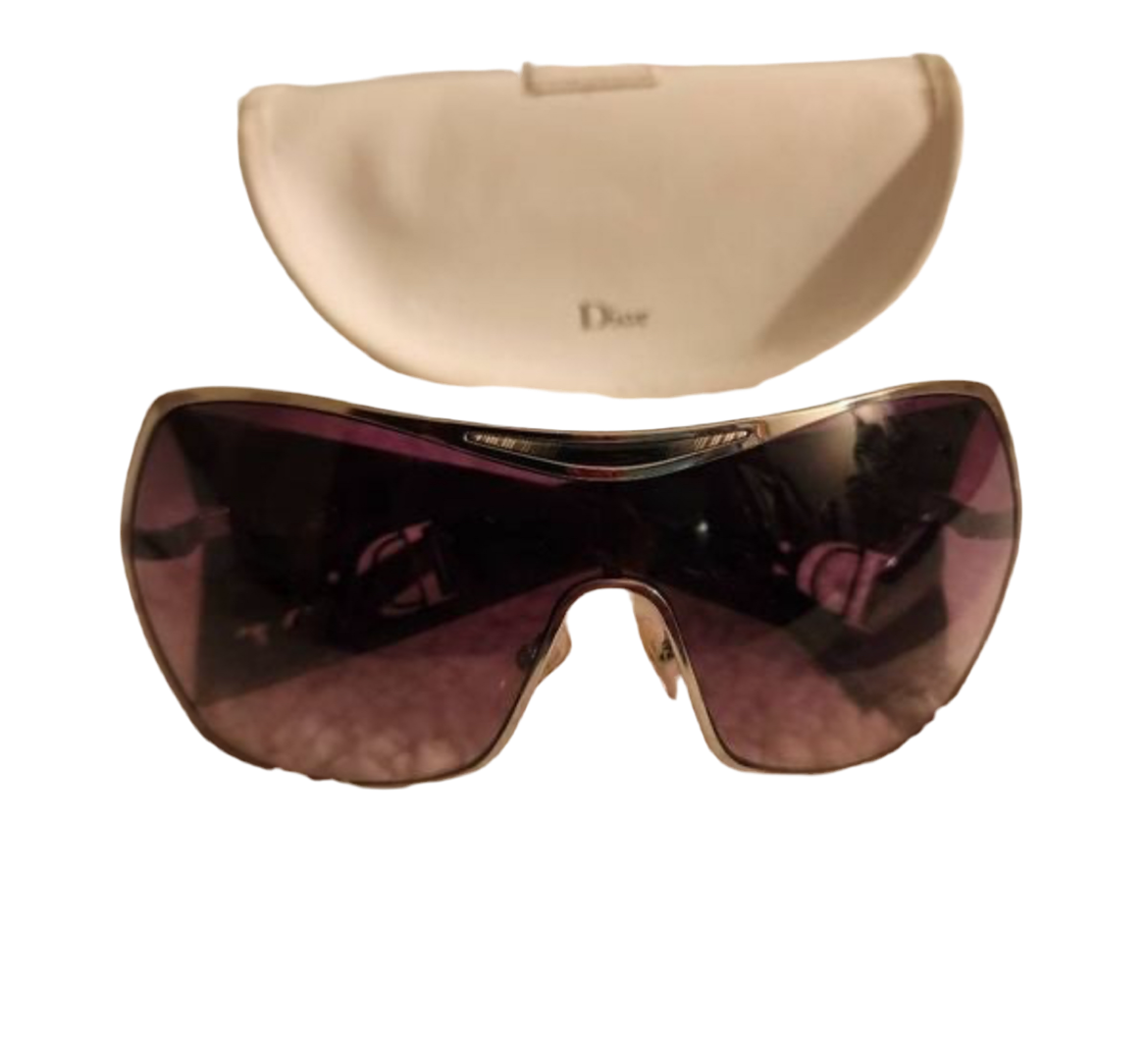 Dior Gaucho 1 HJX94 Vintage Sunglasses Authentic – MAUVE display picture 1