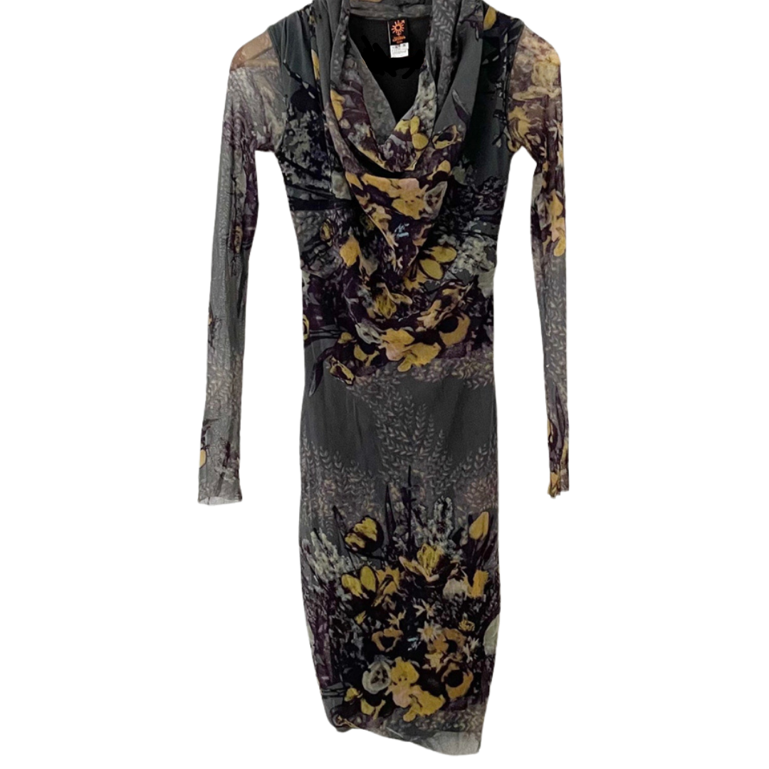 Jean Paul Gaultier Fuzzi Cowl Neck Vintage Dress