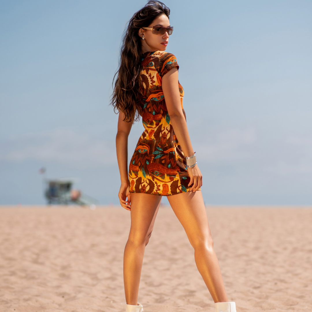 Vintage Jean Paul Gaultier JPG Mini Dress – MAUVE