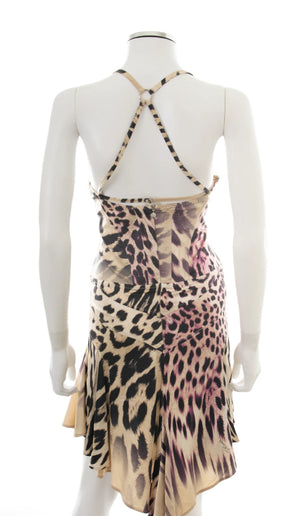 Vintage Roberto Cavalli Leopard Dress – MAUVE Vintage Roberto Cavalli Leopard Dress – MAUVE