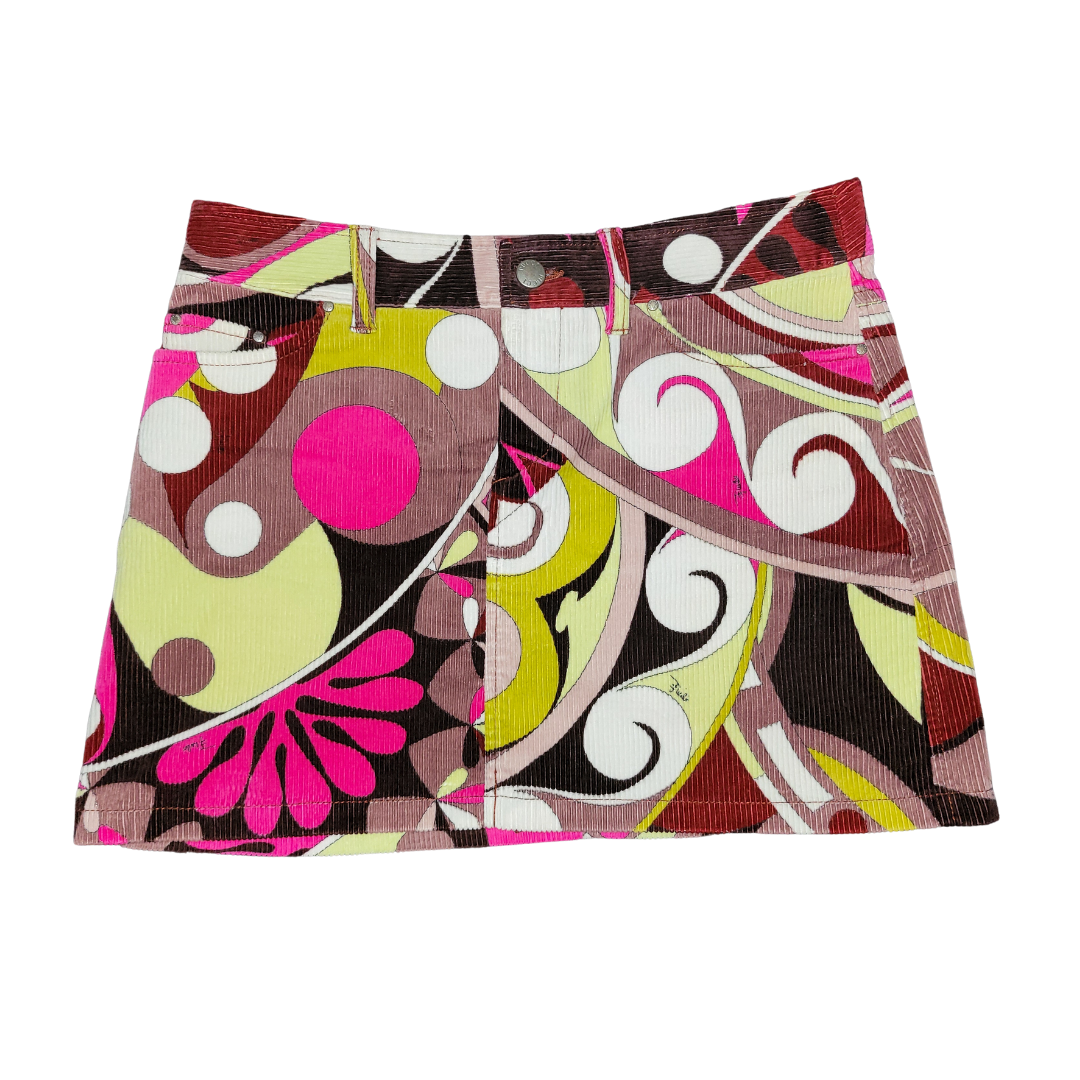スカート 80s VINTAGE EMILIO PUCCI COTTON SKIRT 80s VINTAGE EMILIO PUCCI COTTON SKIRT