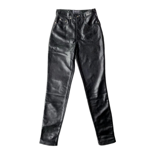 Vintage Versace Leather Pants