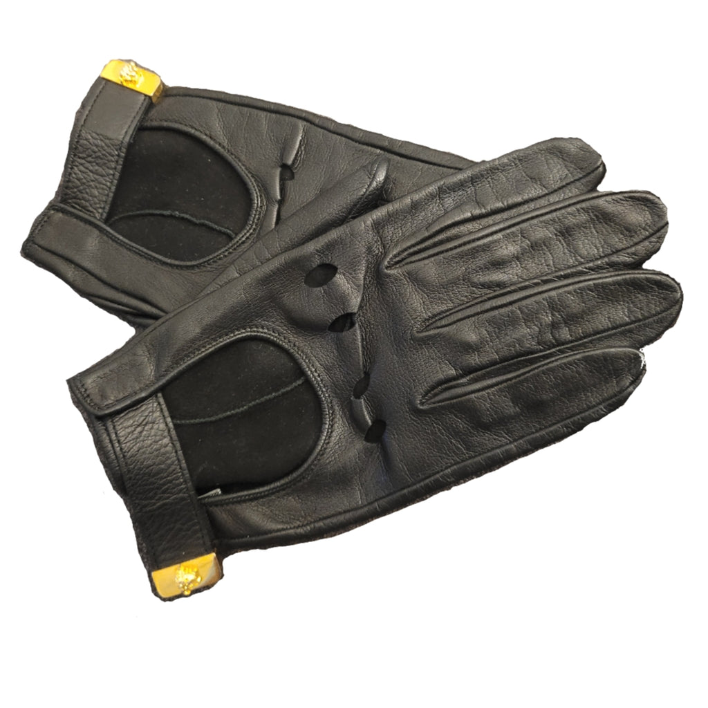 Vintage Women's Versace Leather Driving Gloves