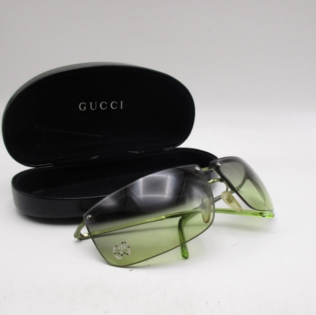 Gucci by Tom Ford Green Rhinestone Sunnies