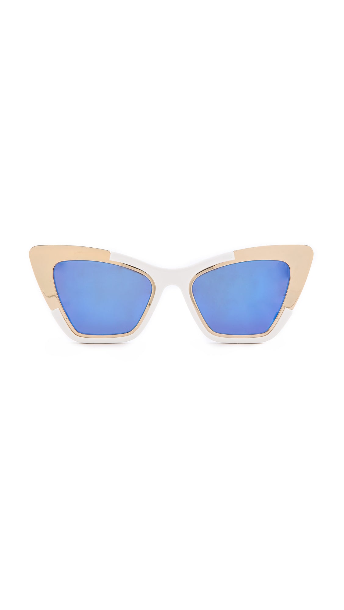 Siouxsie Cat eye Mirrored Sunglasses
